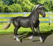 Oryol Mare, donkergrijs (Horse Country van CollectA) – Animal Toy Blog